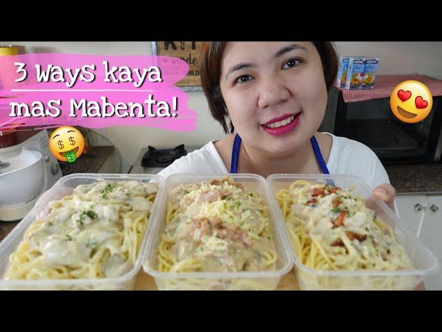 Creamy CARBONARA Recipe with Costing in 3 Ways