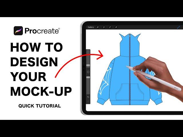 Procreate | How to Customize your Mock-ups for your Clothing Brand