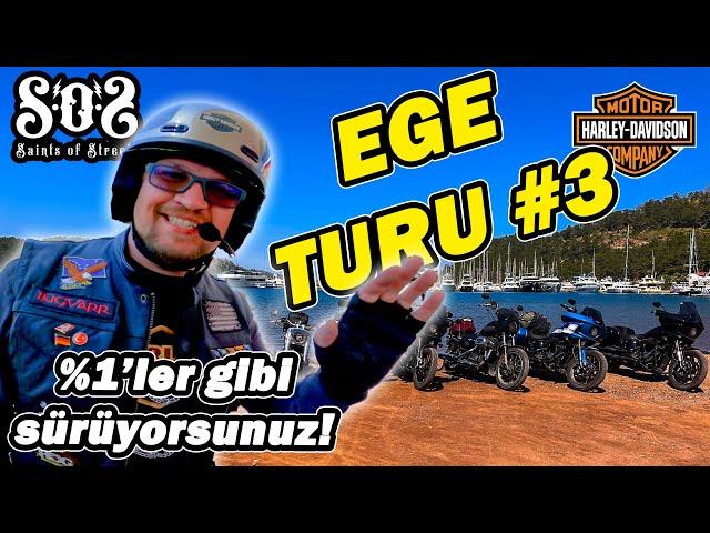 ALASKA'DAN HARLEY'CİYLE TANIŞTIK | Motosikletle Ege Akdeniz Turu | #3 Marmaris - Datça - Knidos