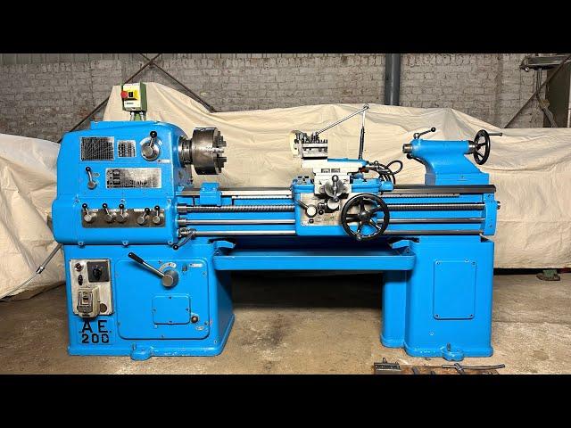 Gap Bed Lathe Machine - Elli Italy AE 200 - 1000 mm Job Length