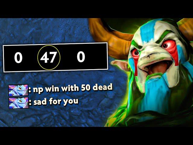 How He Win Dota with 47 Deaths!