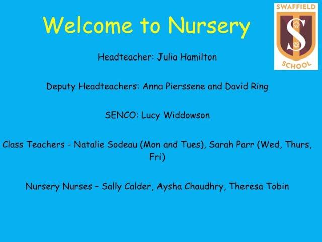 Meet the Teachers | Nursery