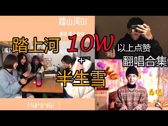 【抖音热门翻唱】踏上河 10W 以上点赞 + 半生雪翻唱精选合集