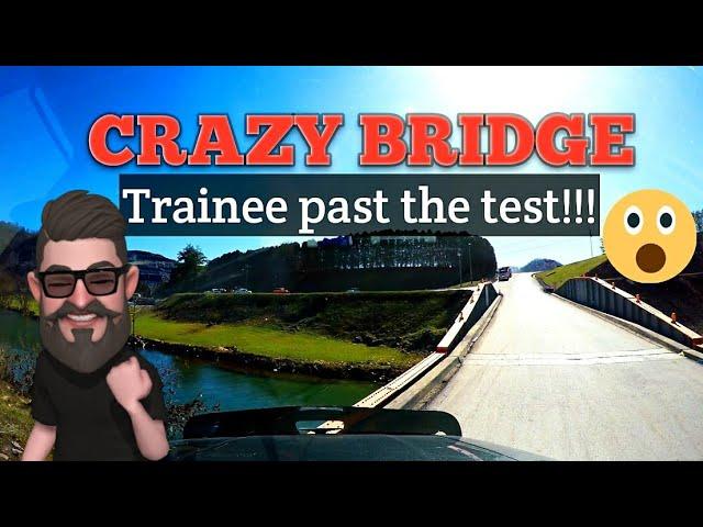 TMC Crazy narrow Bridge tranee freaks out  #tmctransportation