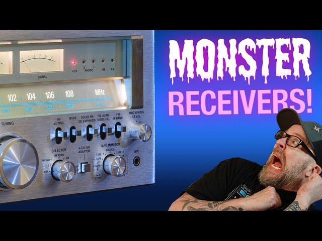 Top 5 Monster HiFi Stereo Receivers from the 70's! SCARY!