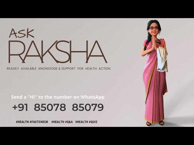 RAKSHA: India's multilingual health chatbot by The Healthy Indian Project (THIP)