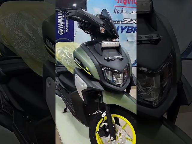 Short view killer look  Yamaha RayZR 125cc scooter cyber green #scooter #trending #2024 #yamaha