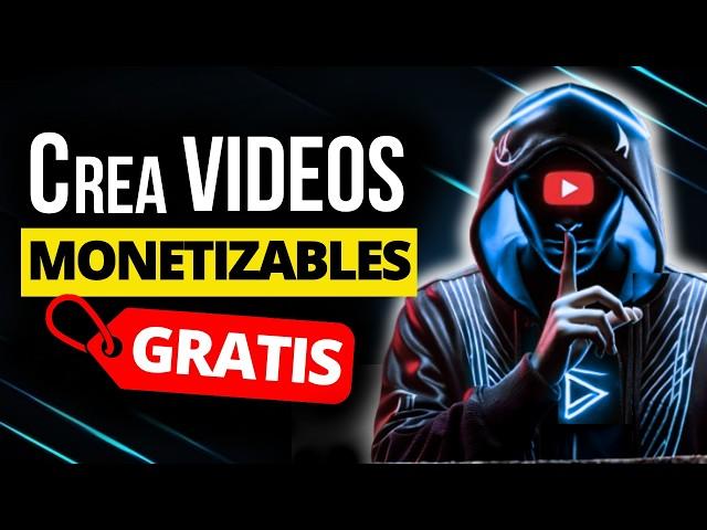 INCREÍBLE! Crea Videos Automatizados para YouTube Monetizables  con Inteligencia Artificial gratis