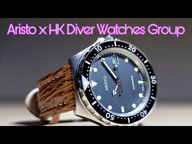 Aristo x HK Diver Watches Group exclusive, limited to 10pcs only.