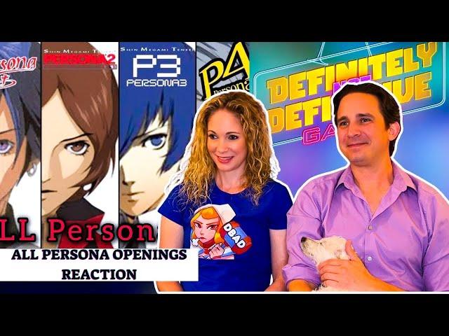 Persona All Openings Reaction