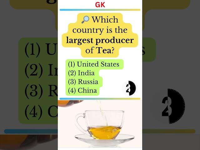 Top Tea Producing Country in the World?  | Can You Guess?