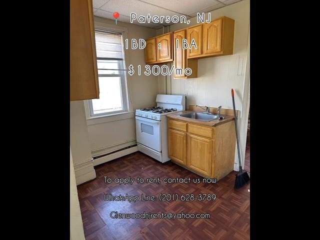 1 BEDROOM APARTMENT FOR RENT  Paterson, NJ