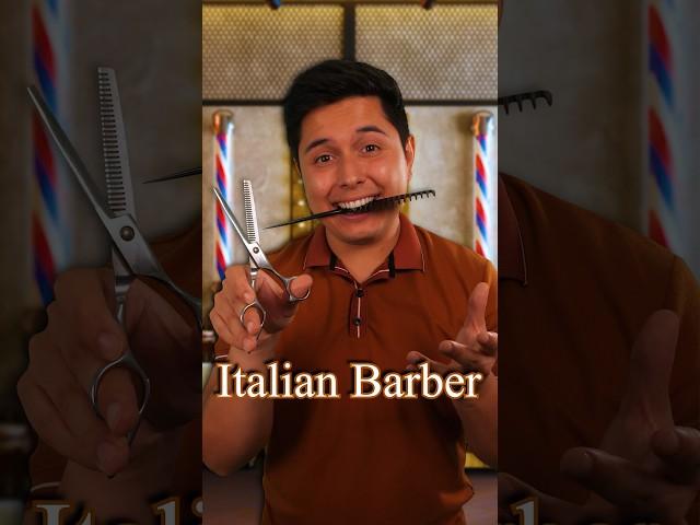 Italian Barbershop  | #asmr #shorts