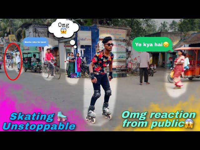 Public reaction on skating || Speed hack #brotherskating #skating #skater #india #road