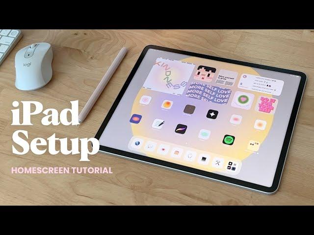 How to customize your iPad  | Aesthetic widgets, app icons, wallpaper 