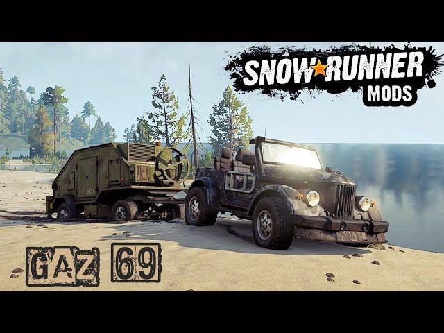 GAZ 69 4x4 testing New Scout Vehicle | SnowRunner Mods