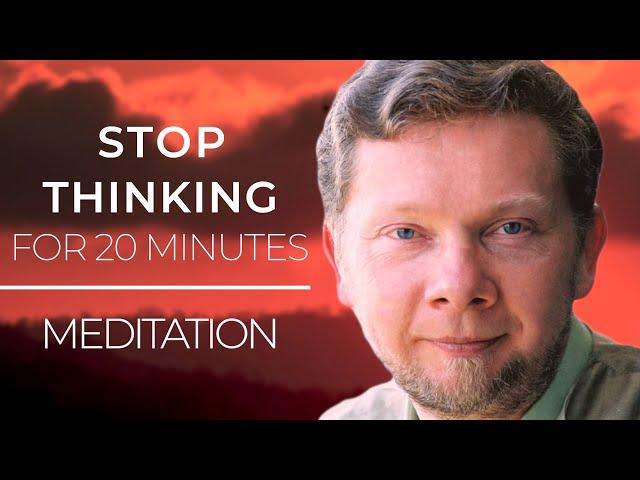 Become Comfortable with Nothing Happening | A Meditation with Eckhart Tolle to Calm Overstimulation