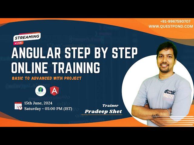 Angular Step by Step Live Training