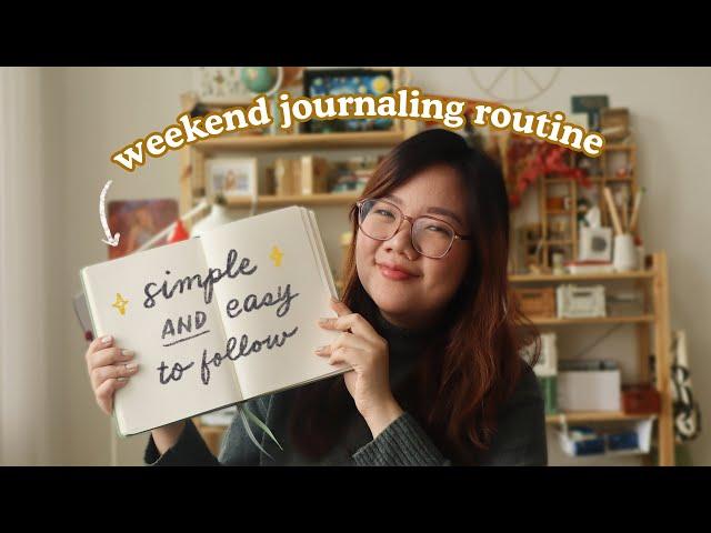 My Weekend Journaling Routine using Hobonichi Techo | Abbey Sy