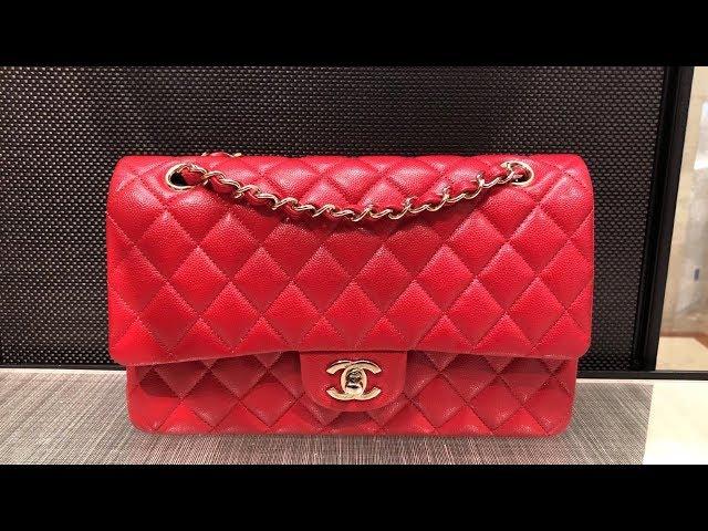 CHANEL SHOPPING AND UNBOXING | Chanel red 19b