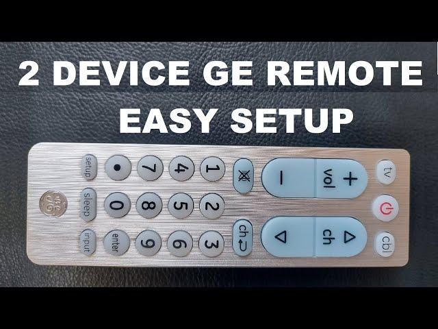 Program and Setup GE 2 Device Remote Control