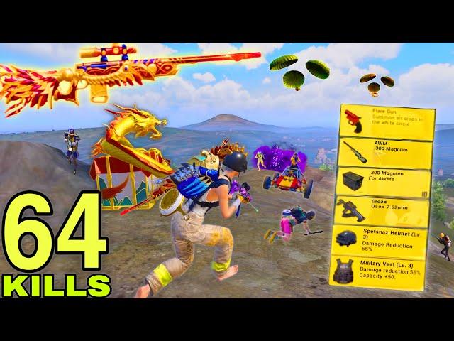 64 KILLS! NEW BEST LOOT GAMEPLAY with FiREMAN SETSAMSUNG,A7,A8,J4,J5,J6,J7,J2,J3,XS,A3,A4,A5,A6,A7