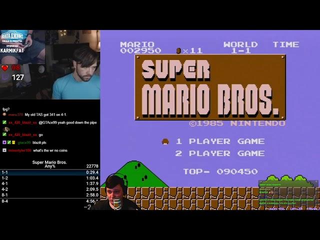 Разбор мирового рекорда в Super Mario Bros. Any% + TAS