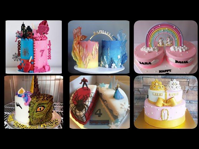 Twins Birthday Cake Designs/Best Cake Ideas For Twins / Birthday Cake Designs For Boy And Girls