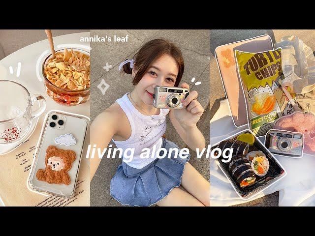 romanticizing simple days living alone ️ new small business products, what i eat, summer vibes, etc