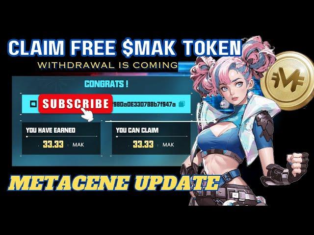 PAANO MAG CLAIM NG $MAK TOKEN IN METACENE  | Tagalog Guide