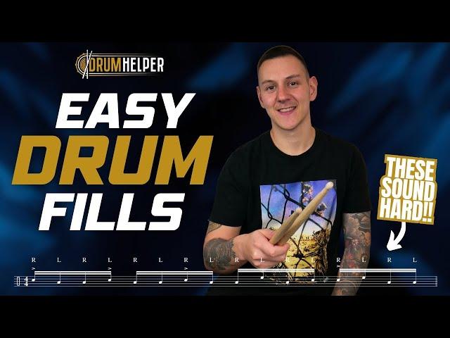 8 Easy Drum Fills That Sound Hard - Drum Lesson