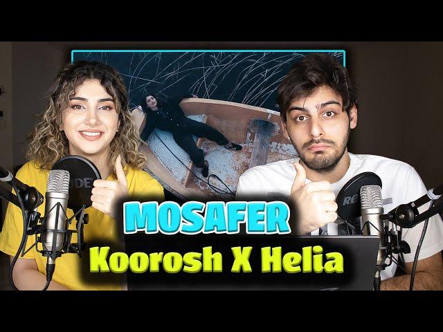 ری اکشن به موزیک ویدیو مسافر ازکوروش و هلیا Koorosh x Helia - Mosafer