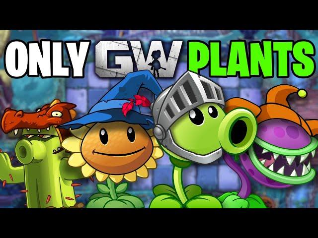 Can You Beat DARK AGES With ONLY Garden Warfare Plants?