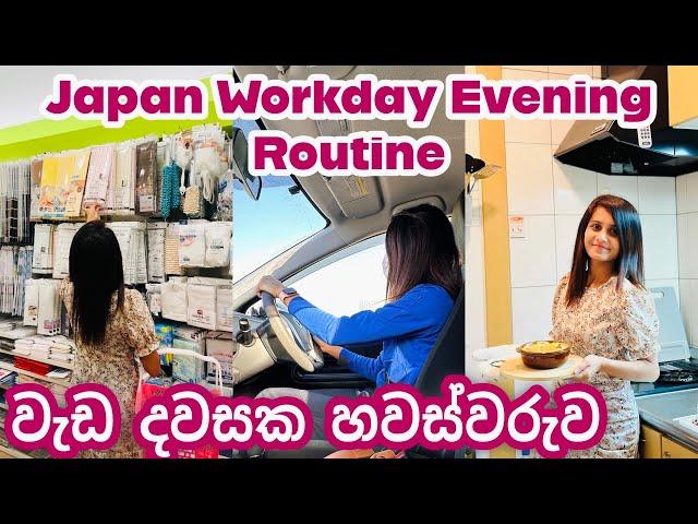 LIFE IN JAPAN| Student කාලේ මගේ මාසික වියදම් | Workday Evening Routine | වැඩ දවසක හවස්වරැව