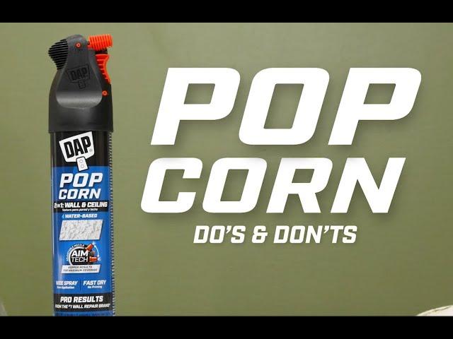 Do's & Don'ts - Popcorn 2 in 1 Wall & Ceiling Spray Texture