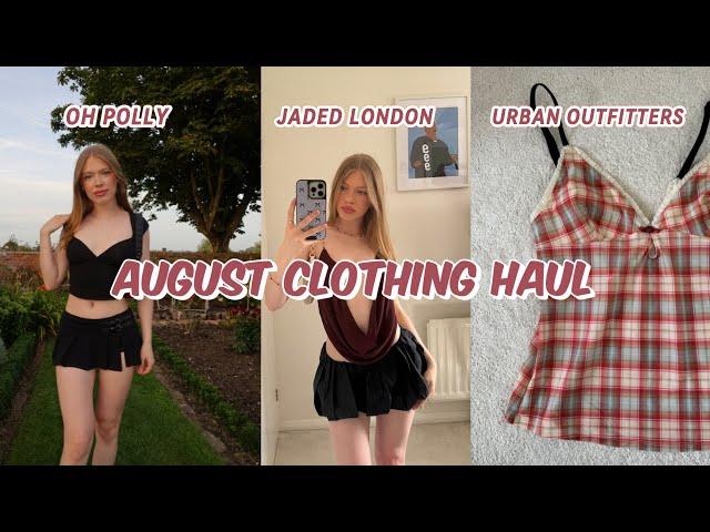 A RANDOM AUGUST CLOTHING HAUL! | jaded london, urban outfitters, oh polly & asos | TRY ON HAUL