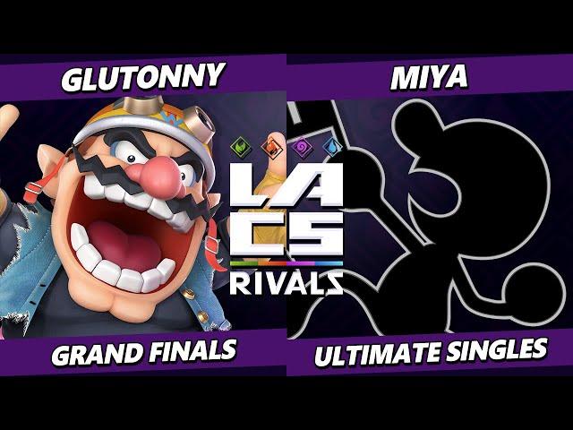 LACS Rivals GRAND FINALS - Glutonny (Wario) Vs. Miya (Game & Watch) Smash Ultimate - SSBU