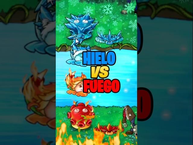 HIELO VS FUEGO en #plantasvszombies