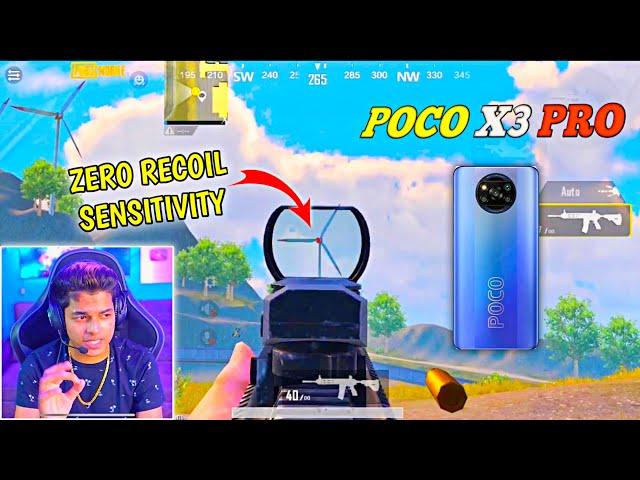  POCO X3 PRO BEST SENSITIVITY | PUBG MOBILE ZERO RECOIL SENSITIVITY #pubgmobile #pocox3pro