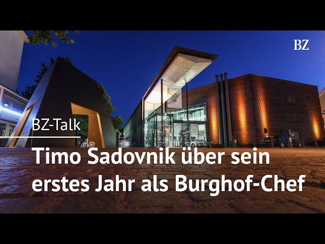 Timo Sadovnik spricht über sein erstes Jahr als Burghof-Chef