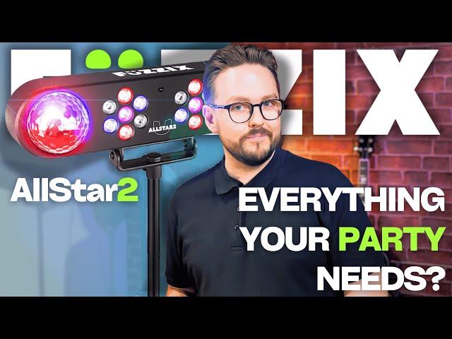 EVERYTHING YOUR PARTY NEEDS? Fuzzix AllStar2 LED Disco Party Light Effect - Unboxing and Demo!