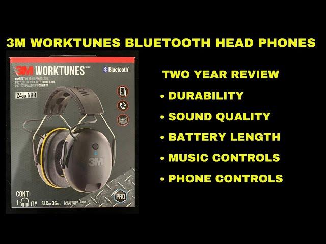 3M Worktunes Connect Model #90543 Hearing Protector Headphones with Bluetooth  Technology review.