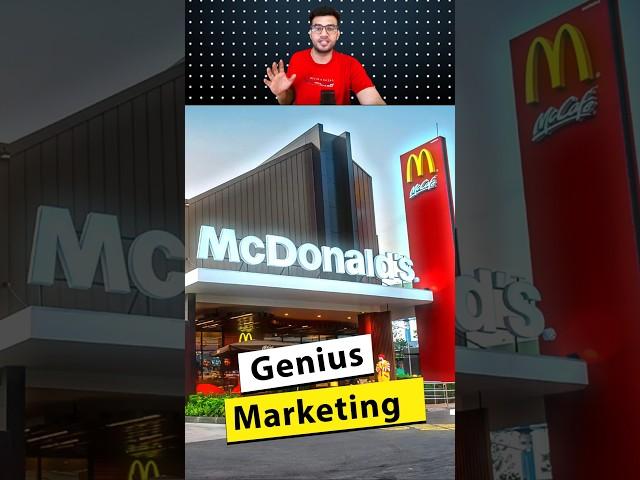 McDonald's Genius Marketing #shorts #shortvideo #business #marketing