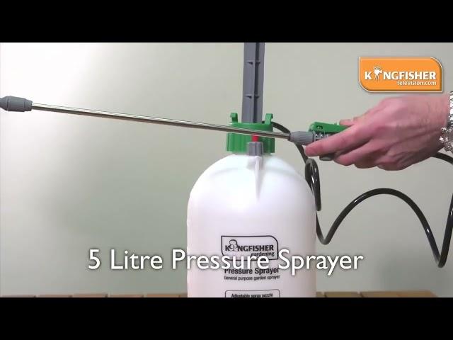 Kingfisher 5 Litre Garden Pressure Sprayer explained