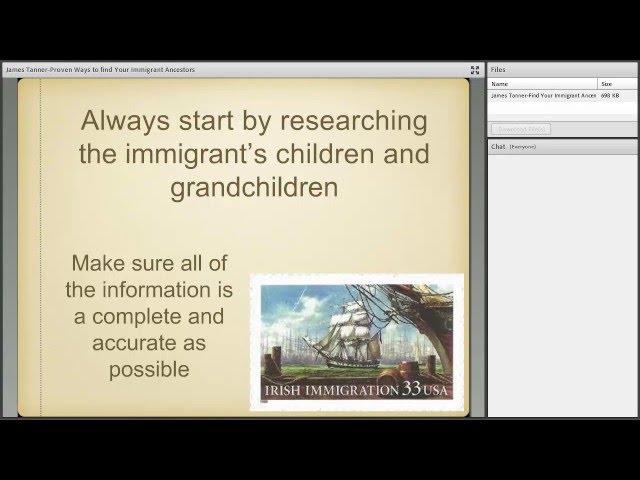 Proven Ways to Find Your Immigrant Ancestors - James Tanner