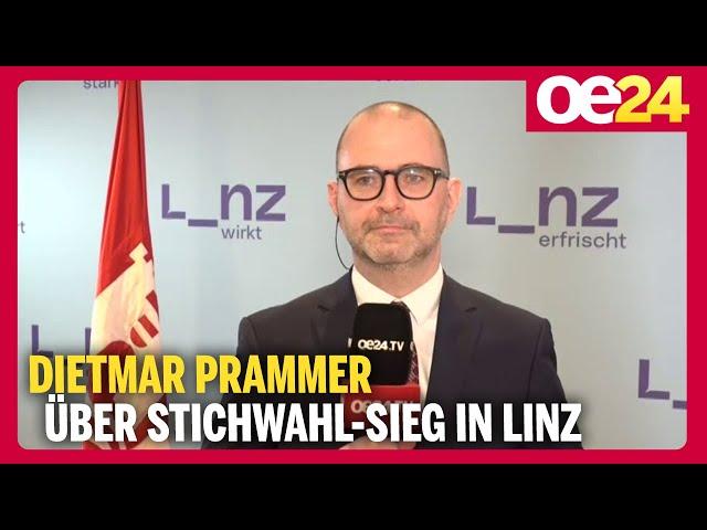 Dietmar Prammer setzt sich in der Bürgermeister-Stichwahl in Linz durch