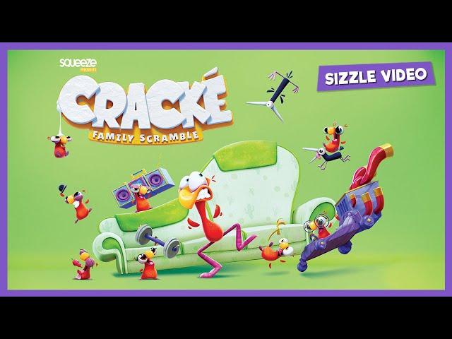 CRACKÉ FAMILY SCRAMBLE - SIZZLE VIDEO | Trailer | Cartoons for Kids