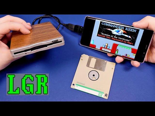 Using a Floppy Disk Drive on a Smartphone