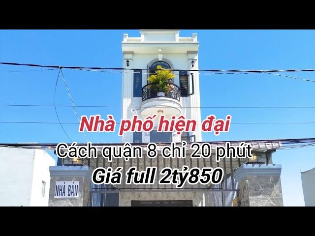 Nhà phố 2 lầu cực đẹp tại Ngã Ba Tân Kim Ql50 #nhacangiuocgiare #nhadep #nhadepbinhchanh