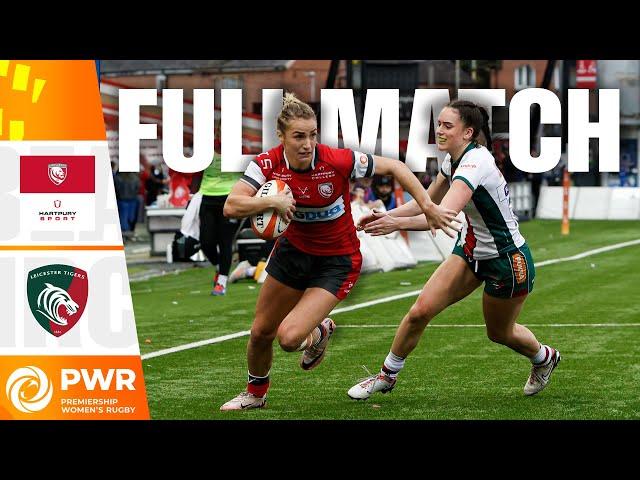 Gloucester Hartpury vs Leicester Tigers | Premiership Women's Rugby